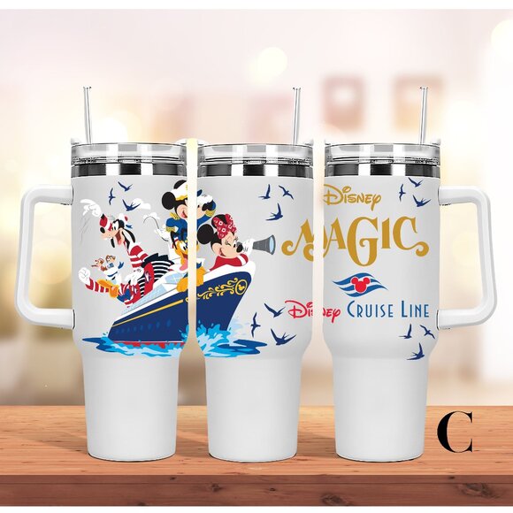 Other - Disney Cruise 30oz/40oz Tumbler Cruise Dream.Fantasy.Magic.Wish.Wonder Mickey Fr